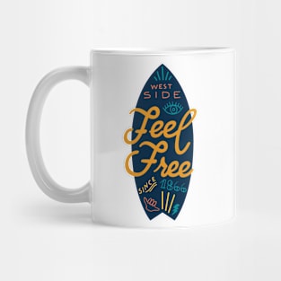 Feel Free Surfing Mug